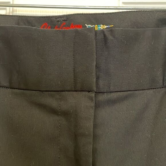 Robert Graham Black Wide Leg Trousers - Picture 2 of 6